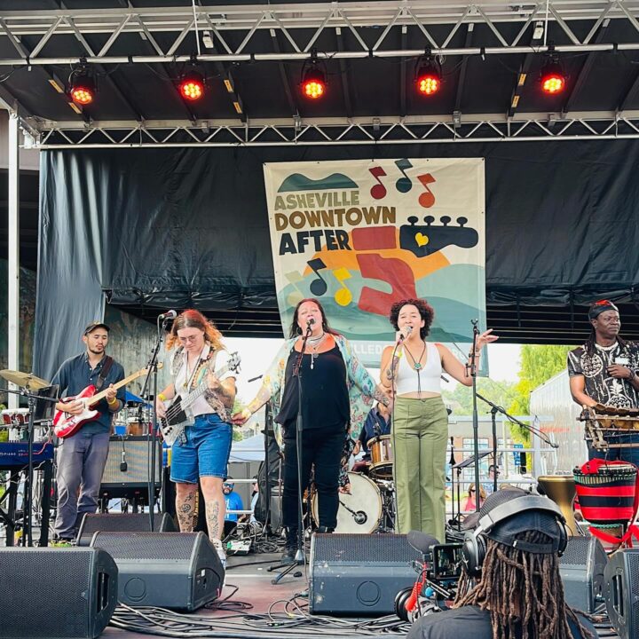 LEAF Kono Band onstage at Downtown After 5