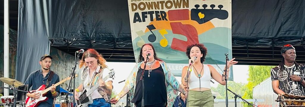 LEAF Kono Band onstage at Downtown After 5