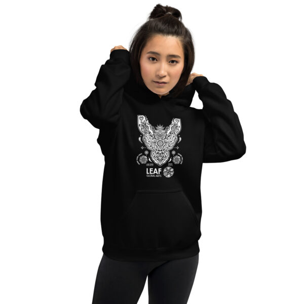 LEAF Retreat Owl Unisex Hoodie - Image 3