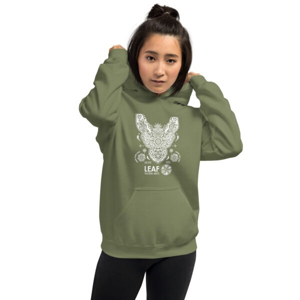 LEAF Retreat Owl Unisex Hoodie - Image 2
