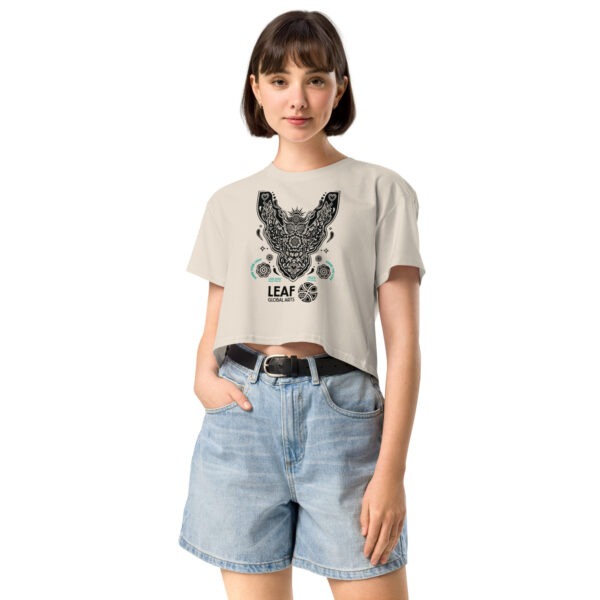 LEAF Retreat Owl crop top - Image 3