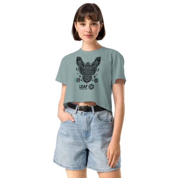LEAF Retreat Owl crop top - Image 4