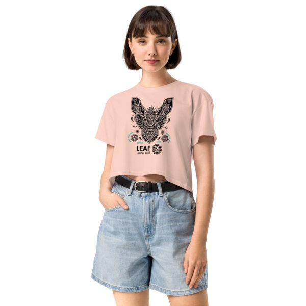 LEAF Retreat Owl crop top - Image 2