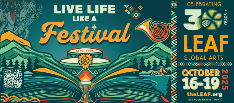 LEAF Festival 2025 banner
