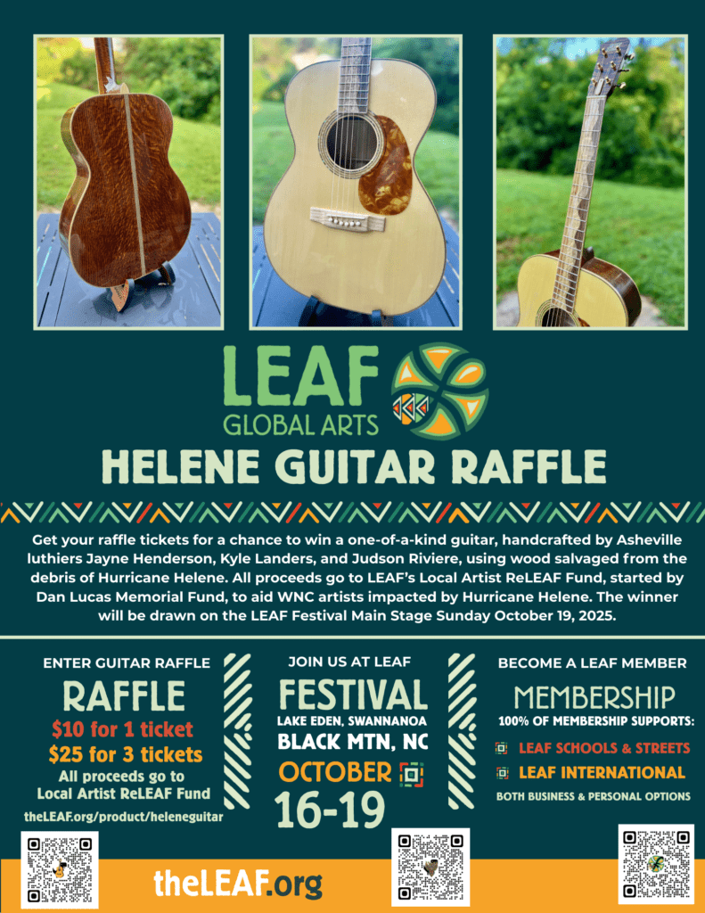 LEAF Helene Guitar Raffle 2025