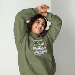 Live Life Like a Festival unisex hoodie