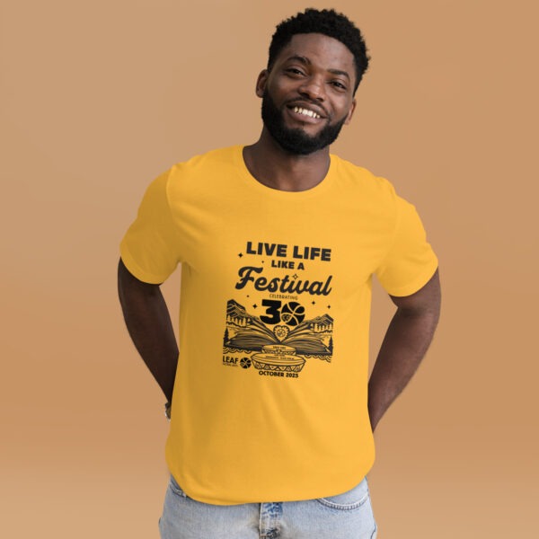 Live Life Like a Festival unisex t-shirt - Image 4